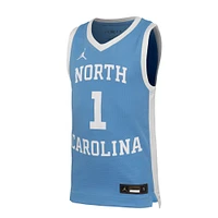 Youth Nike #1 Carolina Blue North Tar Heels Retro Replica Basketball Jersey