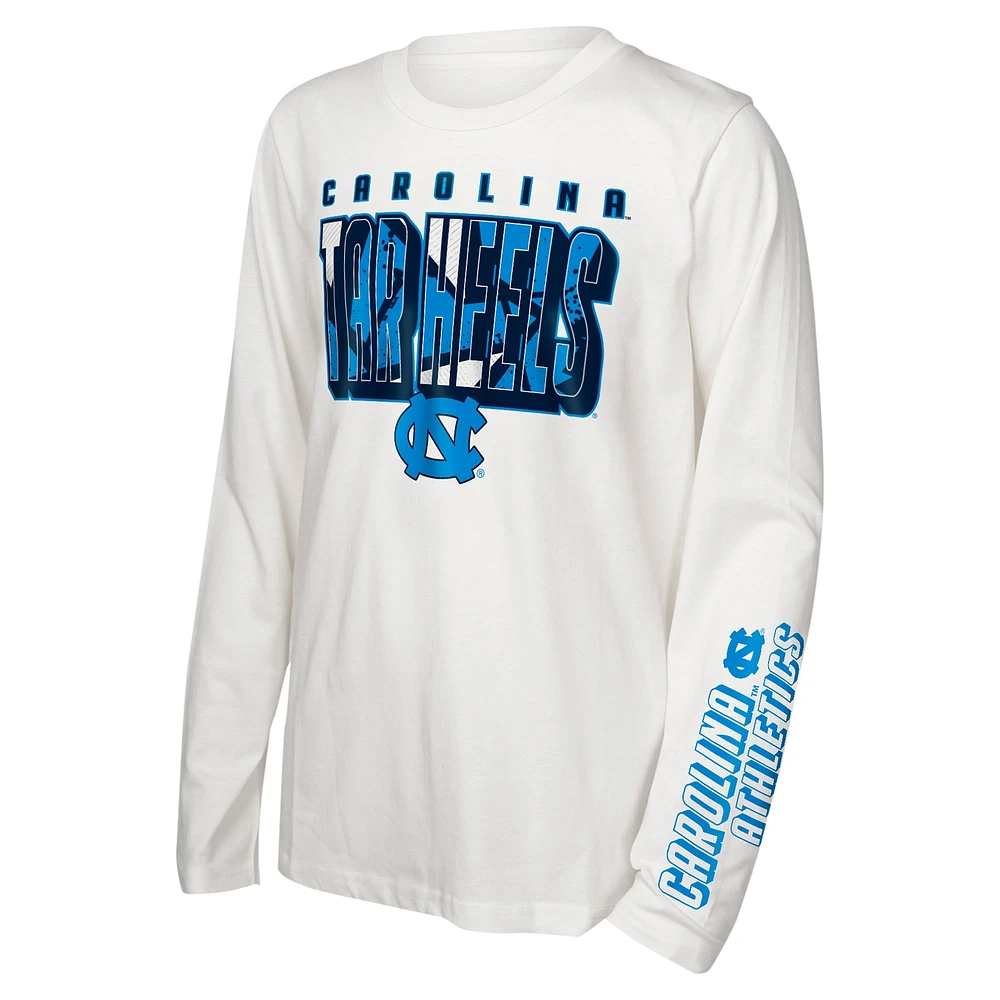 Youth North Carolina Tar Heels the Mix T-Shirt Combo Set