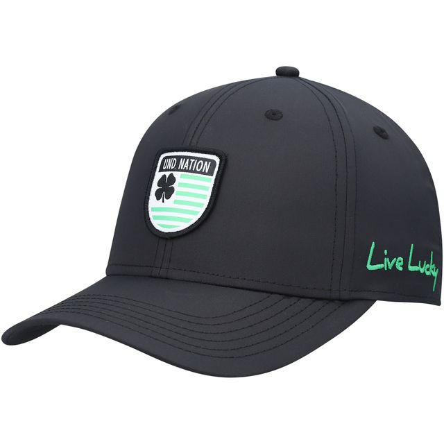 Casquette snapback noire North Dakota Nation Shield pour homme