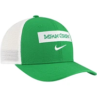 Men's Nike Green North Texas Mean Green 2024/25 Sideline Rise Trucker Adjustable Hat
