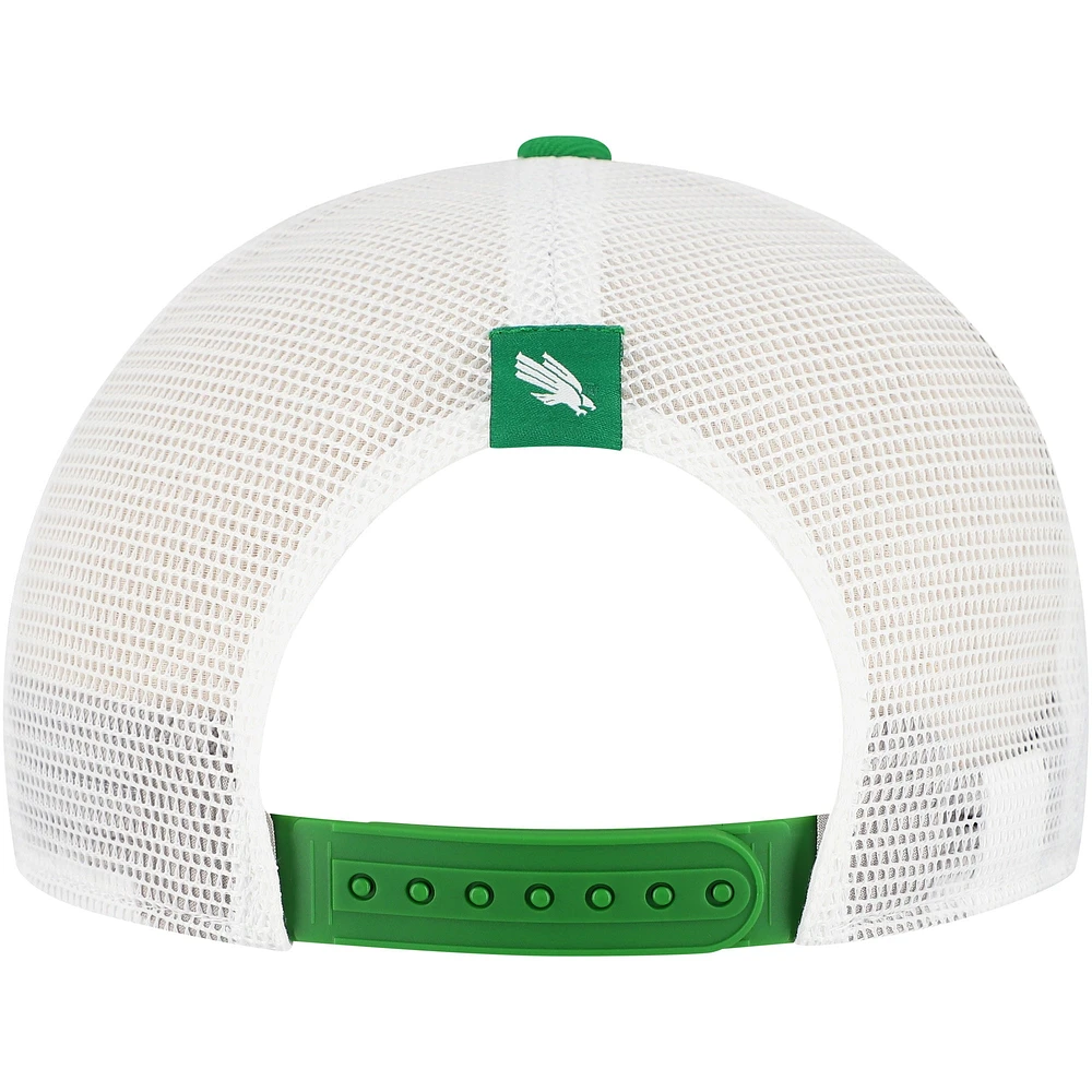 Men's Nike Green North Texas Mean Green 2024/25 Sideline Rise Trucker Adjustable Hat