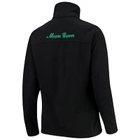Women's Columbia Black North Texas Mean Green Give & Go Full-Zip Jacket