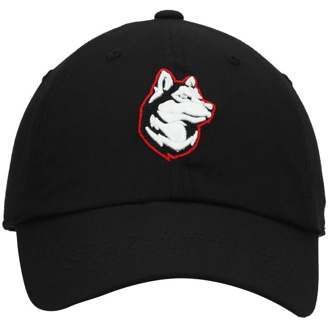 Chapeau ajustable à logo principal noir Northeastern Huskies Top of the World pour hommes