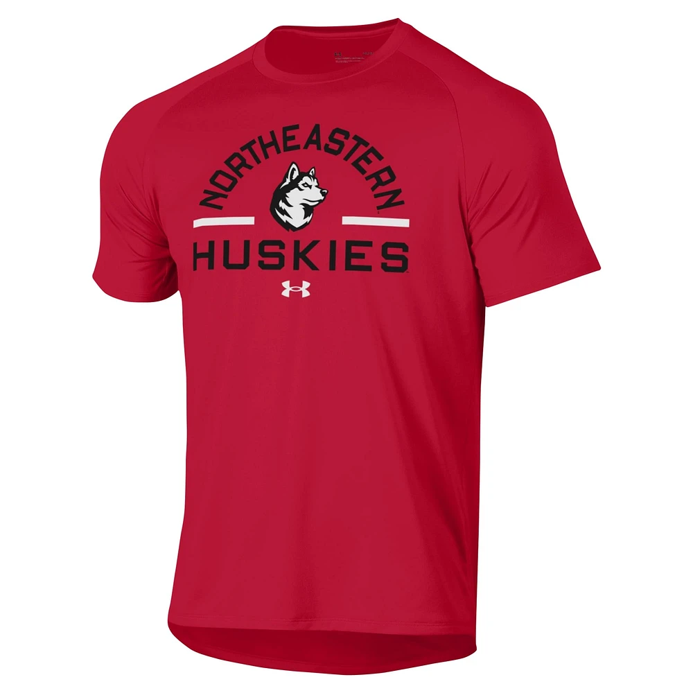 Men's Under Armour Red Northeastern Huskies Performance T-Shirt