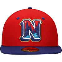 Men's New Era Red Northwest Arkansas Naturals Authentic Collection 59FIFTY Fitted Hat