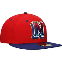 Men's New Era Red Northwest Arkansas Naturals Authentic Collection 59FIFTY Fitted Hat