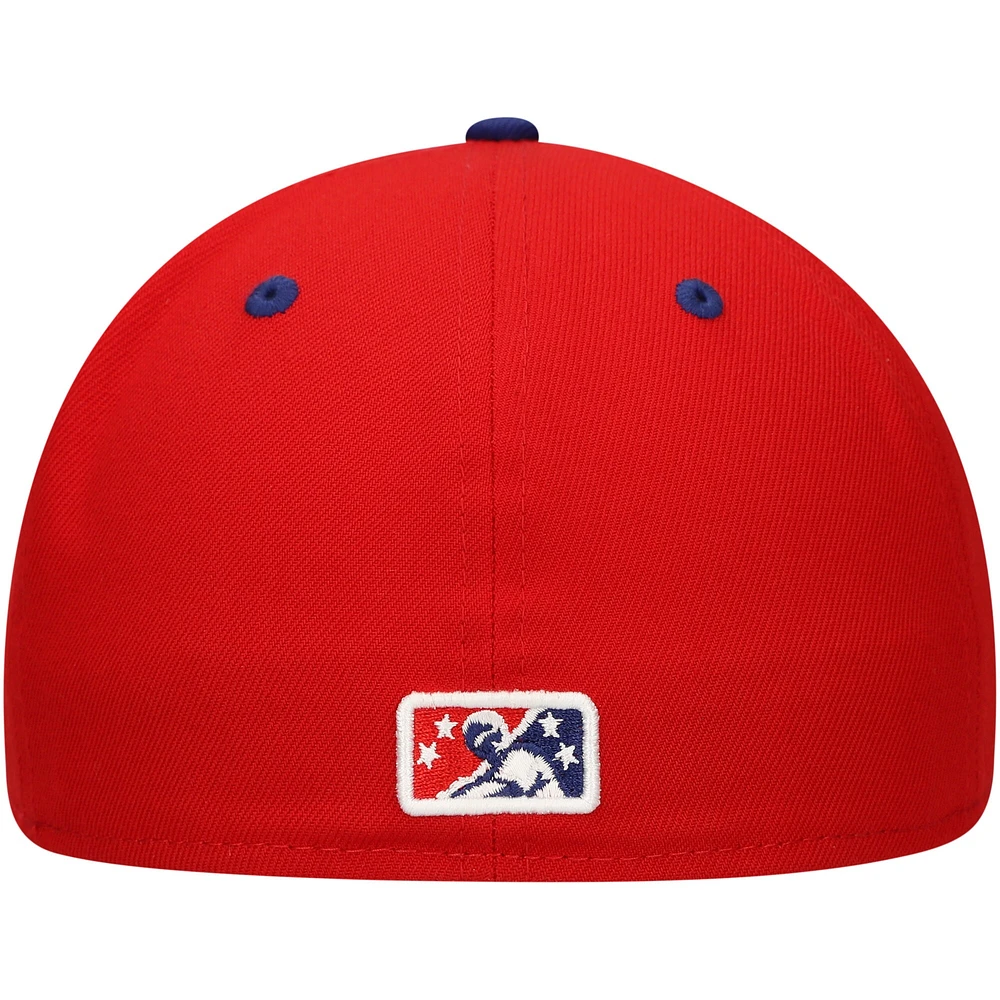 Men's New Era Red Northwest Arkansas Naturals Authentic Collection 59FIFTY Fitted Hat