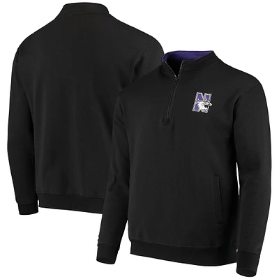 Veste Colosseum Black Northwestern Wildcats Tortugas Logo Quarter-Zip pour homme