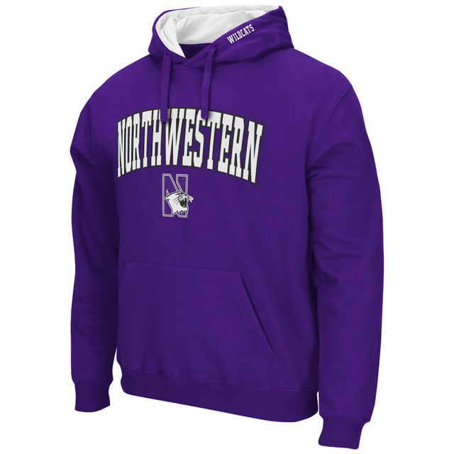 Sweat à capuche Colosseum Purple Northwestern Wildcats Arch & Logo 3.0 pour homme