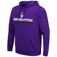 Men's Colosseum Purple Northwestern Wildcats Lantern Pullover Hoodie