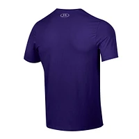 T-shirt violet pour hommes, icône de football des Wildcats du Nord-Ouest