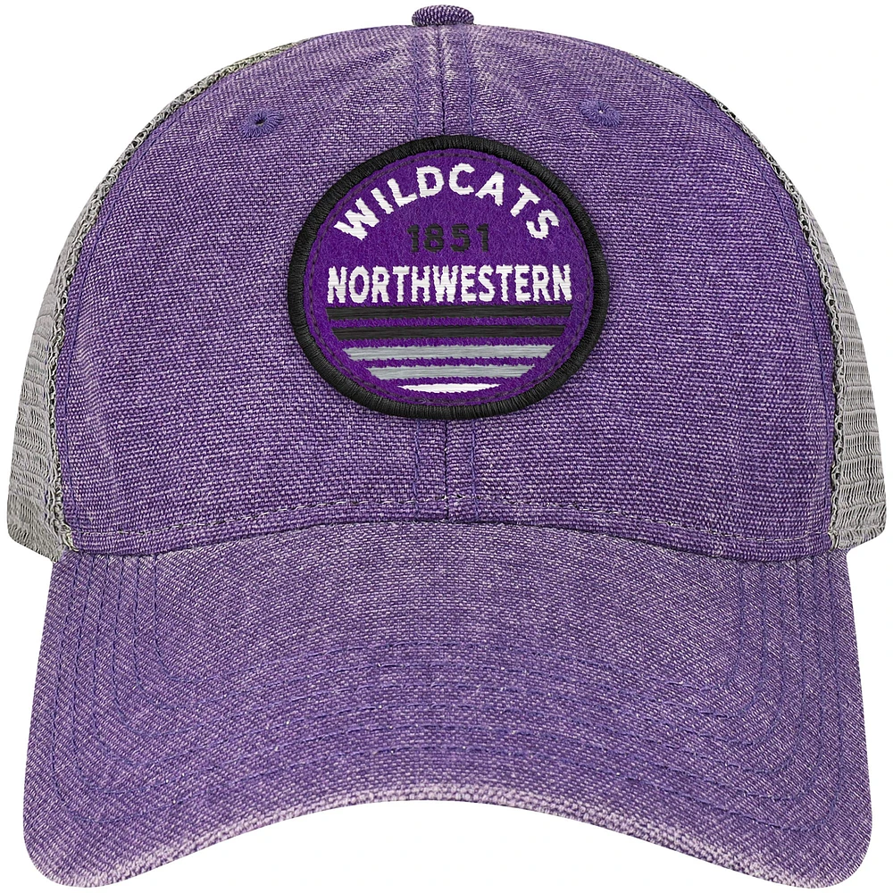 Casquette Snapback Homme Northwestern Wildcats Sunset Dashboard Trucker Violet