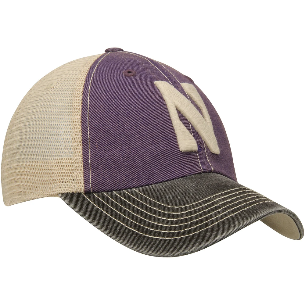 Men's Top of the World Purple/Tan Northwestern Wildcats Offroad Trucker Hat