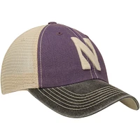 Men's Top of the World Purple/Tan Northwestern Wildcats Offroad Trucker Hat