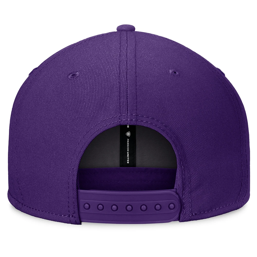 Men's Top of the World Purple Northwestern Wildcats Fundamental Snapback Hat