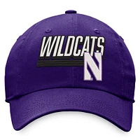 Men's Top of the World Purple Northwestern Wildcats Slice Adjustable Hat