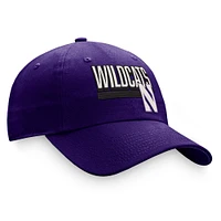 Men's Top of the World Purple Northwestern Wildcats Slice Adjustable Hat