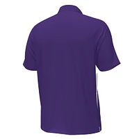 Men's Under Armour Purple Northwestern Wildcats Sideline Title Performance Polo
