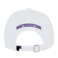 Men's Under Armour  White Northwestern Wildcats Sideline Blitzing Accent Adjustable Hat