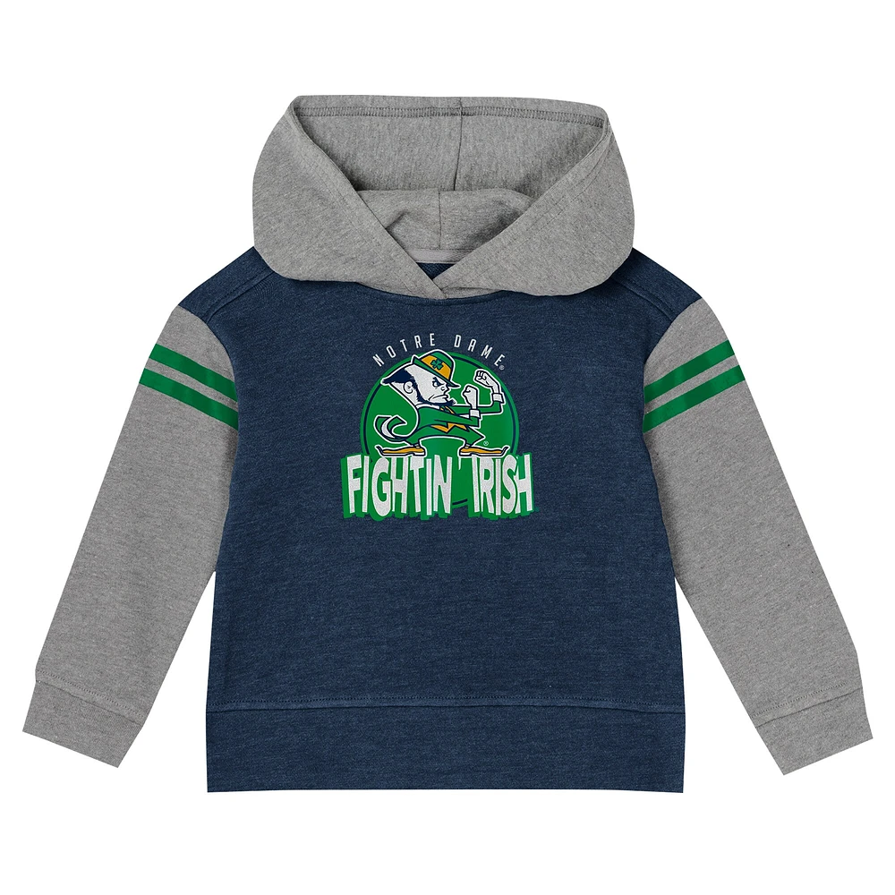Girls Infant Navy Notre Dame Fighting Irish Clubhouse Pullover Hoodie & Legging Set