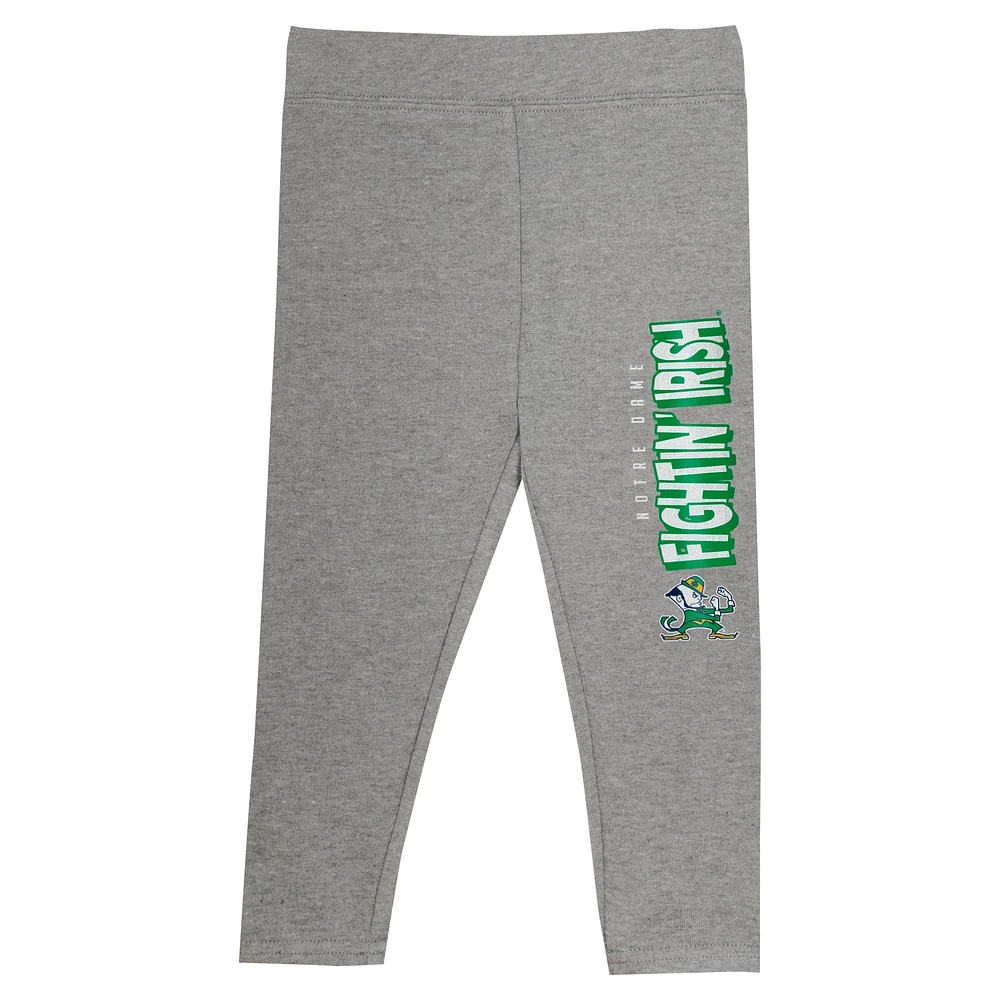Girls Infant Navy Notre Dame Fighting Irish Clubhouse Pullover Hoodie & Legging Set