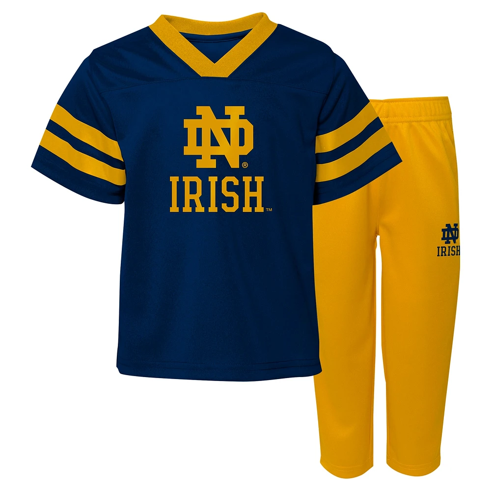 Ensemble maillot et pantalon deux pièces pour bébé des Fighting Irish de Notre Dame Red Zone