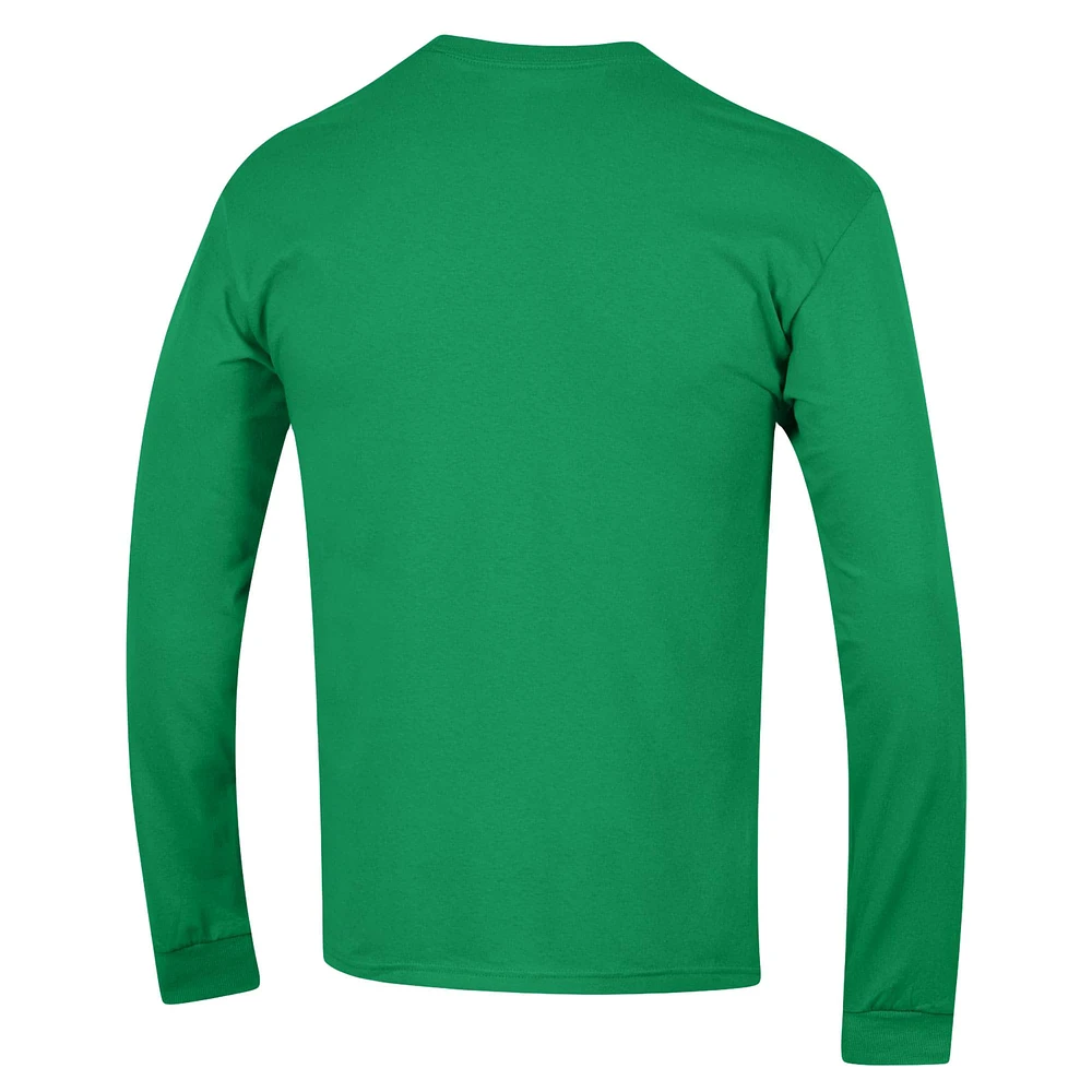 Men's Champion Green Notre Dame Fighting Irish High Motor Long Sleeve T-Shirt