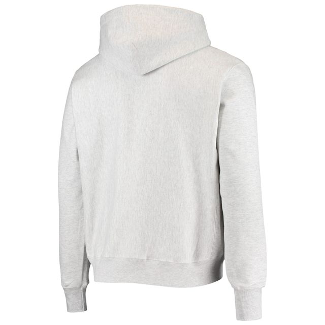 Sweat à capuche tissage inversé Champion Notre Dame Fighting Irish Team Vault Logo gris chiné pour homme