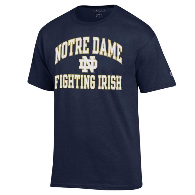 T-shirt Champion Navy Notre Dame Fighting Irish High Motor pour homme