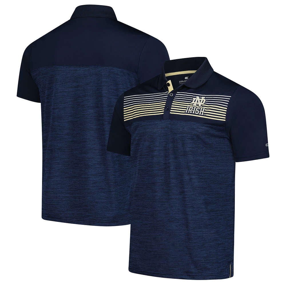 Polo Colosseum Navy Notre Dame Fighting Irish Langmore pour hommes
