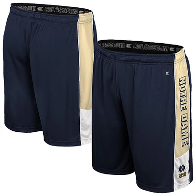 Short Quantum Colosseum bleu marine pour homme de Notre Dame Fighting Irish