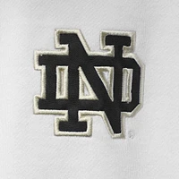 Men's Colosseum White Notre Dame Fighting Irish Tortugas Logo Quarter-Zip Jacket