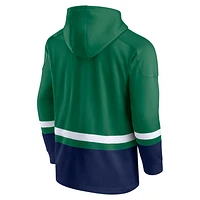 Men's Fanatics Green Notre Dame Fighting Irish First Battle Pullover Hoodie