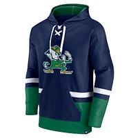 Men's Fanatics Navy Notre Dame Fighting Irish First Battle Pullover Hoodie