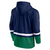 Men's Fanatics Navy Notre Dame Fighting Irish First Battle Pullover Hoodie