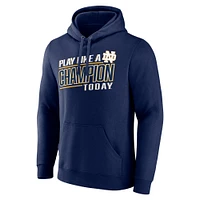 Men's Fanatics Navy Notre Dame Fighting Irish Play Like A Champion Today Pullover Hoodie