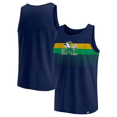 Débardeur Fanatics pour homme bleu marine Notre Dame Fighting Irish Wild Game
