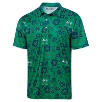 Men's Reyn Spooner Green Notre Dame Fighting Irish Performance Polo