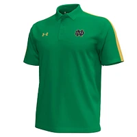Men's Under Armour Kelly Green Notre Dame Fighting Irish Pinnacle Performance Polo