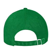 Men's Under Armour  Kelly Green Notre Dame Fighting Irish Washed Performance Cotton Adjustable Hat