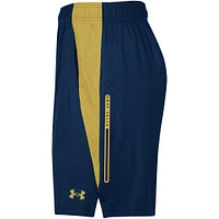 Men's Under Armour Navy Notre Dame Fighting Irish Tech Vent Shorts