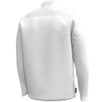 Men's Under Armour  White Notre Dame Fighting Irish Motivate Quarter-Zip Performance Jacket