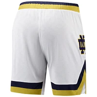 Men's Under Armour  White Notre Dame Fighting Irish Replica Basketball Shorts