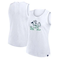 Women's Fanatics White Notre Dame Fighting Irish Activate Slub Tank Top