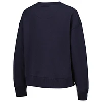 League Collegiate Wear pour femmes Navy Notre Dame Fighting Irish Boxy Pull-over