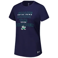 Women's Under Armour Navy Notre Dame Fighting Irish Performance T-Shirt
