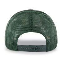 Men's '47 Charcoal Oakland Athletics Slate Trucker Snapback Hat