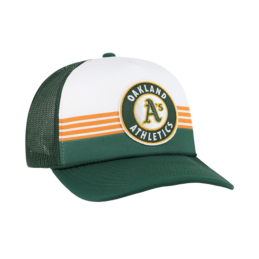 Casquette ajustable en maille à l'avant en mousse Oakland Athletics '47 Green pour homme
