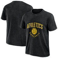 Men's Darius Rucker Collection by Fanatics Black Oakland Athletics Cooperstown Washed T-Shirt