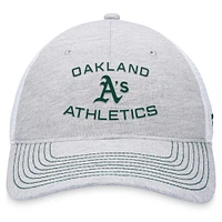 Men's Fanatics Gray Oakland Athletics Trucker Adjustable Hat